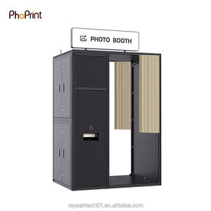 Cabina de Fotos Retro Portátil Personalizada de Madera Estilo Coreano Vintage con IA - Product Image 3