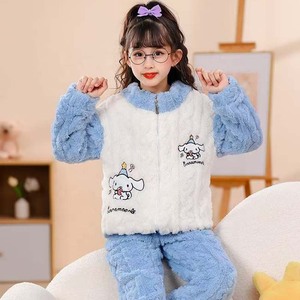 <span class=keywords><strong>Pijamas</strong></span> <span class=keywords><strong>de</strong></span> Forro Polar Cálidos para Niños y Niñas, Producto Popular, Conjunto <span class=keywords><strong>de</strong></span> Dibujos Animados <span class=keywords><strong>de</strong></span> Forro Polar Coral Coolomi para Otoño-Invierno - Product Image 3