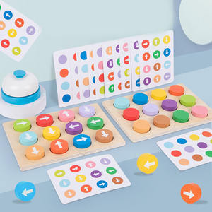 Juguete para niños, juego de flecha de Color, madera Montessori, ciencia, matemáticas, química, número y forma, rompecabezas, juegos educativos - Product Image 5