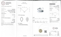 Diamant de laboratoire de haute qualité Messi Gems Factory Stock, certifié IGI, 3,07 ct, D VVS2, taille décagonale modifiée, véritable diamant cultivé en laboratoire