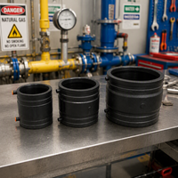 Raccord droit électrofusion HDPE 110 mm SDR11 PN16 pour la connexion de conduites d'eau et de gaz HDPE de même diamètre