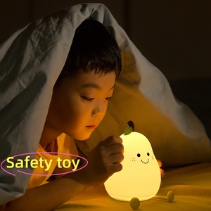 Lámpara de Silicona con Forma de Pera, Linda y Ecológica, Lámpara Decorativa para Interiores, Luz Nocturna para Niños - Product Image 4
