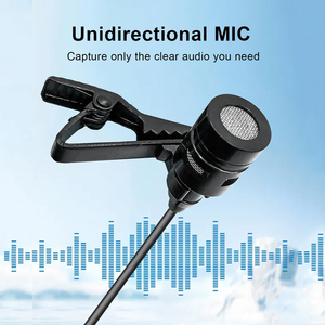 Mini XLR 4 Pin Một Chiều Condenser Siêu Cardioid Mic Lavalier Ve Áo <span class=keywords><strong>Microphone</strong></span> Cho Không Dây Bodypack Hệ Thống Máy Phát - Product Image 4