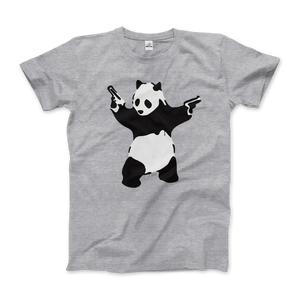 Camiseta con ilustración de Banksy Pandamonium Armed Panda - Product Image 6