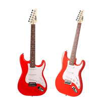L'usine vend des guitares électriques ST populaires à bas prix. Planches de fingerboard en érable et en palissandre très populaires.