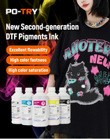 PO-TRY Harga Murah I3200 4720 Printhead Mesin Printer DTF Tinta 1L Tinta Pigmen DTF Cepat Kering dan Halus