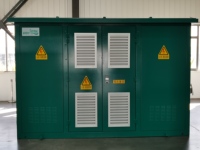 Transformateur de type boîte préfabriqué de style européen pour postes de transformation urbains extérieurs 10/35 kV
