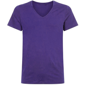 Fabricant de T-shirts en gros à col en V, avec logo personnalisé, en coton, pour usage décontracté, à manches courtes, vêtements de mode, exportateur de vêtements - Product Image 6