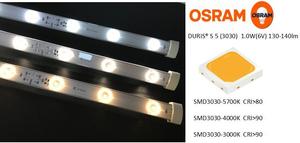 Tira de luces inteligentes DC24V/DC12V Barra de retroiluminación LED súper grande con 160 grados y 12 lentes para cajas de luz retroiluminadas - Product Image 5