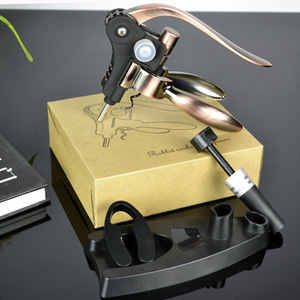 Rabbit Shaped Bottle Opener Zinc Alloy Lever Type Household Wine Opener Gift Set Durable Classic Style - Product Image 4