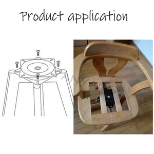 Yanyang Tafel Kogellager Draaiplaat 7Inch Vierkant Meubilair Scharnier Mechanisme Voor Draaistoel - Product Image 6