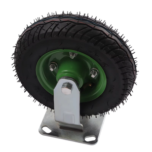 Rueda Inflable Giratoria con Bloqueo de 8, 10 y <span class=keywords><strong>12</strong></span> Pulgadas, Resistente a Pinchazos, de 4 Capas, para Carrito de Jardín, Invernadero y Carretilla - Product Image 3