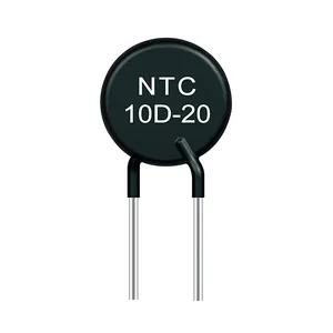 Qualidade Superior Preto Tipo de Disco Termistor NTC 10d-20 Termistor NTC