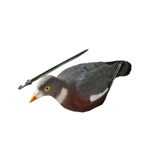 Duurzame luxe realistische halve duivenattrapper van kunststof voor buitengebruik, tuindecoratie, jachtaccessoires. - Product Image 5