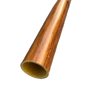 Customized Colorful FRP Fiberglass fiberglass tube Garden imitate bamboo pole