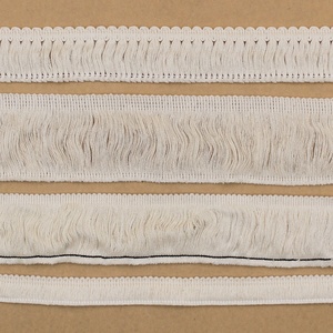 Tùy Chỉnh 7Cm Rộng Màu Be Trắng Thắt Nút Bông Tua Rìa Trims Cho Nhà Dệt Thảm Thảm Rèm Cửa - Product Image 6