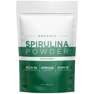 OEM 및 ODM 제조업체의 인기 판매 Spirulina 분말 영양소가 풍부한 순수 채식 단백질 지원 라벨 인쇄