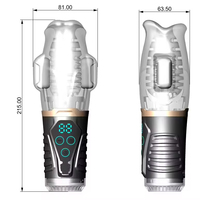 Offre Spéciale : Masturbateur Masculin Électrique Télécommandé, Type 'Aircraft Cup', avec Fonctions de Rotation et de Succion, à Effet de Serrage, Modèle 'Vagina Pussy'
