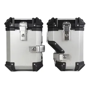 Alforjas Laterales Universales para Motocicleta de 38L Baúl de Equipaje Maletero Caja de <span class=keywords><strong>Herramientas</strong></span> - Product Image 1