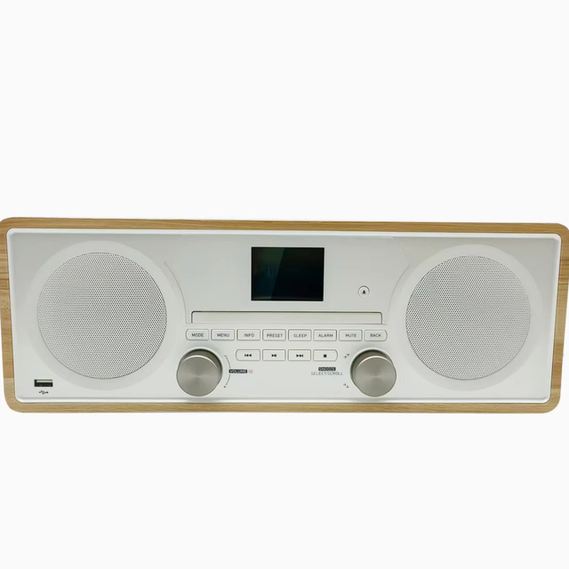 Retro Vintage Wooden Rechargeable USB FM AM Radio/Retro Vinyl Multifunction Record Player Smart Speakers