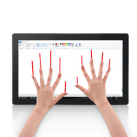 Pantalla Táctil de 21.5 Pulgadas, Panel Táctil PCAP con Sistema Operativo Windows/Android/Linux, para IoT/IA/Automatización/Quiosco/Punto de Venta/SOP