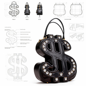 Sac fourre-tout Ita personnalisé avec symbole de devise anime, style bandoulière, fabrication OEM personnalisée, faible MOQ, avec insert - Product Image 3