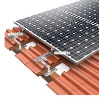 Support de structure de panneau solaire pour système de fixation de toit en tuiles, système de montage photovoltaïque