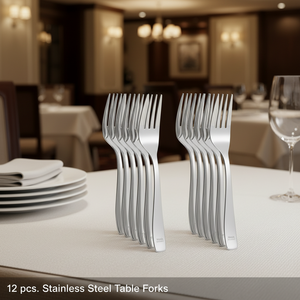 12 pezzi. Forchette da tavola in acciaio inox gamma "Hotel" (Monix M203002) - Product Image 3