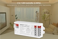 Contrôleur LED Miboxer E2-RF 2 en 1 2,4 GHz RF à télécommande, couleur unique et double blanc