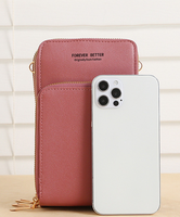 Petit sac étanche pour téléphone portable personnalisé pochette pour femme sac à main portefeuille porte-cartes sacs de messager pour femmes à la mode