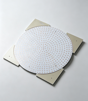 PCB LED circulaire en aluminium personnalisé OEM, épaisseur 1,2 mm, feuille de cuivre 25 µm, PCB pour éclairage de plafond