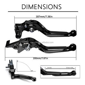 Accesorios de motocicleta para YAMAHA XMAX 125 palanca de embrague de freno ajustable plegable extensible XMAX200 250 <span class=keywords><strong>XMAX400</strong></span> CNC aluminio - Product Image 5