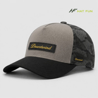 Casquette de golf en nylon à 5 panneaux personnalisée en gros, logo perforé au laser, légère, imperméable, casquette de baseball pour l'extérieur