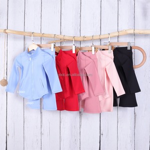 Kızlar İçin Ev Giysisi Yoga Seti Uzun Kollu Dar Üst Geniş Paçalı Pantolon Yumuşak Marka İlhamı Özel Logo - Product Image 3