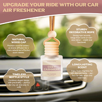 Cadeaux promotionnels en gros, logo personnalisé, désodorisant de voiture longue durée, parfum multifonctionnel, OEM pour l'intérieur des véhicules