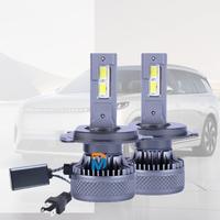 Offre Spéciale Automobile 120000LM Phare de Voiture M8 Pro Led 12V-24V Ampoule de Phare Led 9005 9006 H7 H11 H4 avec Connecteur H4