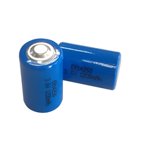 Baterai Lithium Ukuran 1/2 AA untuk Meter Gas-3.6V 1200mAh ER14250 untuk Penggunaan Peralatan Rumah Tangga