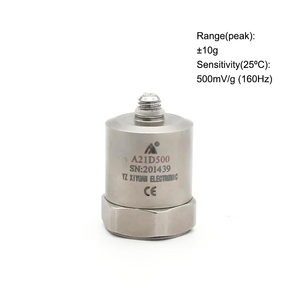 Sonde de mesure de vibrations piézoélectriques IEPE pour la détection et l'analyse des défauts d'équipement, capteur d'accélération monoaxe - Product Image 3