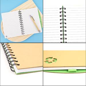 Heada Custom Printed Eco-Friendly Recycled Spiral Hardcover <b>A5</b> <b>Diary</b> Notebook Custom Logo Elastic Band Pen 60 Sheets Promotional - Product Image 6