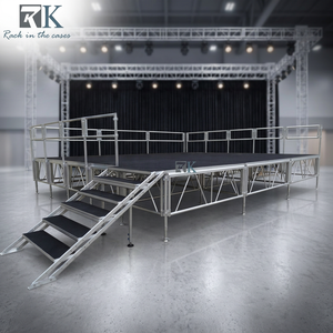 Portable <b>Stage</b> System Aluminum Frame Durable Tool-Free for Fashion Runway - Product Image 3