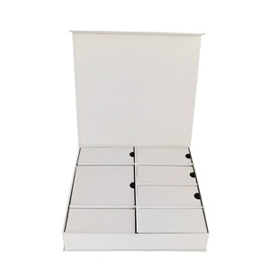 Customized <b>white</b> magnetic <b>gift</b> <b>box</b> with printed inserts, customizable according to needs - Product Image 3