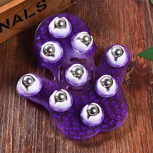<strong>Ball</strong> <strong>Bearing</strong> <strong>Massage</strong> <strong>Gloves</strong> Palm Massager with 9 Steel Rolling <strong>Balls</strong> Handheld Cellulite Massager <strong>Gloves</strong> for Sale - Product Image 3