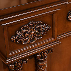 <span class=keywords><strong>Chimenea</strong></span> Eléctrica Contemporánea de Madera Marrón con Marco de <span class=keywords><strong>Chimenea</strong></span> Falso de Madera - Product Image 5