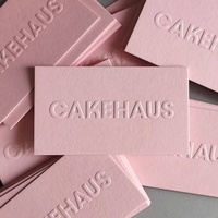 Cartes de visite personnalisables haut de gamme, papier cartonné en coton, gaufrage, impression numérique, échantillonnage rapide pour les marques