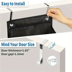Wholesale Over the Door Shoe Organizer for Closet with Large Deep Pockets <b>Narrow</b> Shoe Rack for Door Hanging Boots <b>Storage</b> - Product Image 6