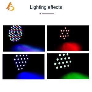 AICPOSE 54PCS Luces LED RGBW de 3W con Control DMX512, Ángulo de Haz de 45 Grados, IP33, Ra80, 1800LM, Iluminación para Escenarios y Cine en Casa - Product Image 3