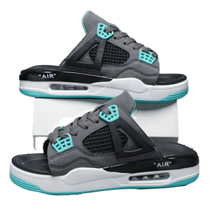 Top Selling Trendy Beach <b>Slippers</b> Ultra-Thick 5cm Air <b>Cushion</b> Anti-Slip Indoor/Outdoor Four Seasons Plus Size Rubber Breathable - Product Image 1