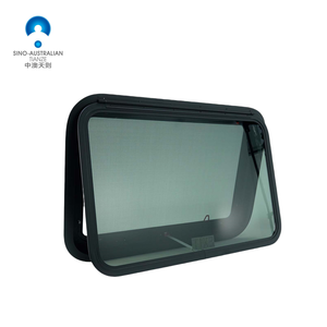 Fenêtre <span class=keywords><strong>coulissante</strong></span> convexe de marque TZ, remanufacturée, 762x508, pour camping-cars/caravanes/VR/voitures utilitaires, avec cadre en aluminium et verre trempé, homologuée DOT, garantie 1 an - Product Image 1