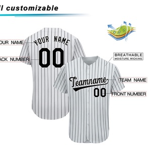 Wholesale Philippines Cheap Oem Mesh White With <b>Red</b> Sleeves Embroidered Baseball Jersey - Product Image 4