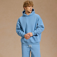 Hiver 2026 : Vente Flash – Sweat à Capuche Homme Ample et Décontracté en Coton Épais 350 g/m² avec Doublure Velours